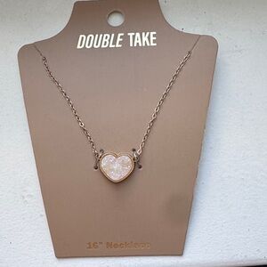 Gold Heart Pendant Necklace